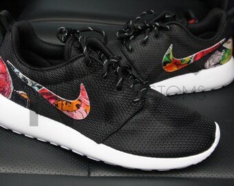 Custom Nike Roshe Run Floral Art Print Men & Women