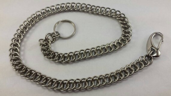 Stainless Steel Half Persian Chainmail Wallet Chain