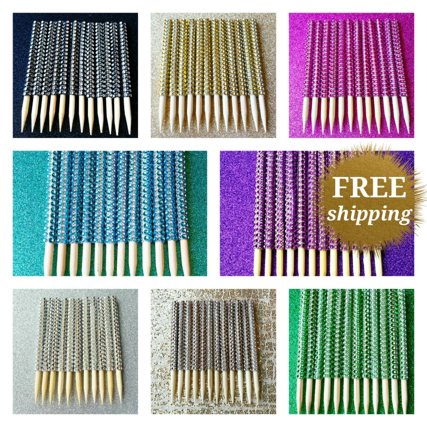 Candy Apple Sticks Bling Candy Apple Sticks Bling Skewers