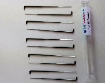 38 Gauge felting needles 10 pack 38G felting needles triangular needles