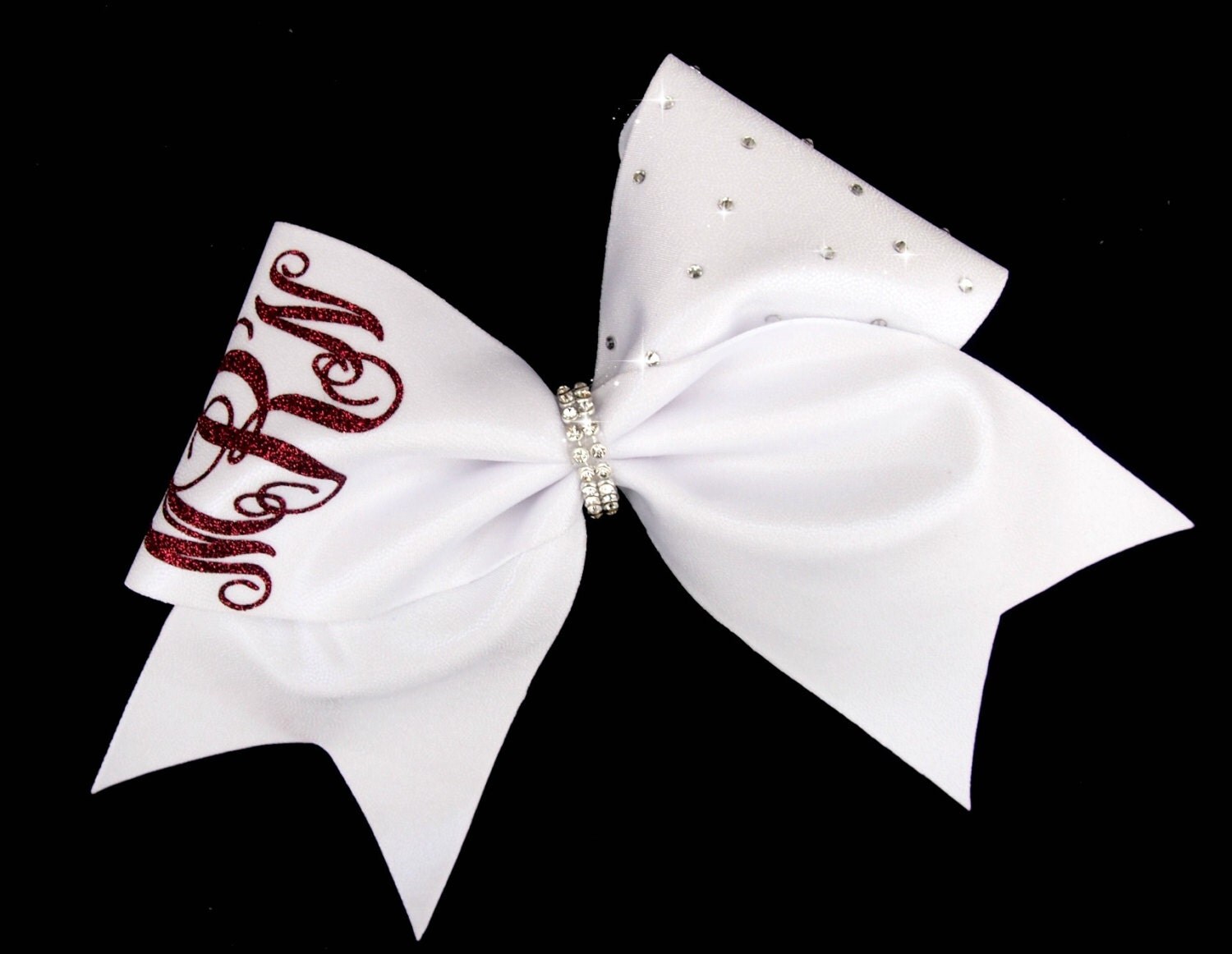 Monogram Cheer Bow cheer bows cheer bows for teams team