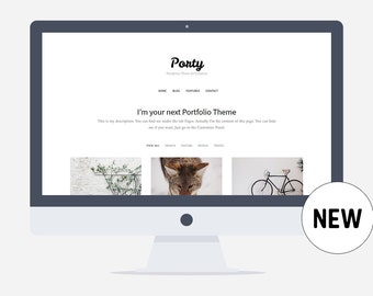 50% OFF - Porty - Wordpress Portfolio Theme - Premade - Self Hosted - Wordpress Theme for Creatives - Responsive