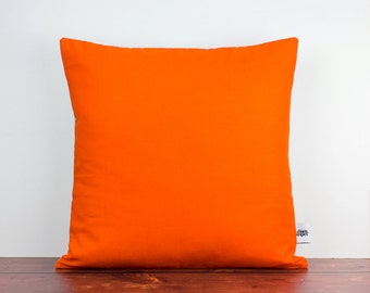 Orange stripe pillow Etsy