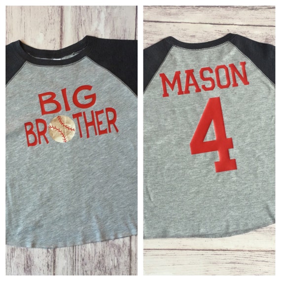 baseball big brother shirt