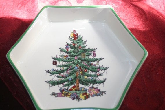 on sale spode christmas tree dishvintage christmas on sale spode christmas tree dishvintage christmas