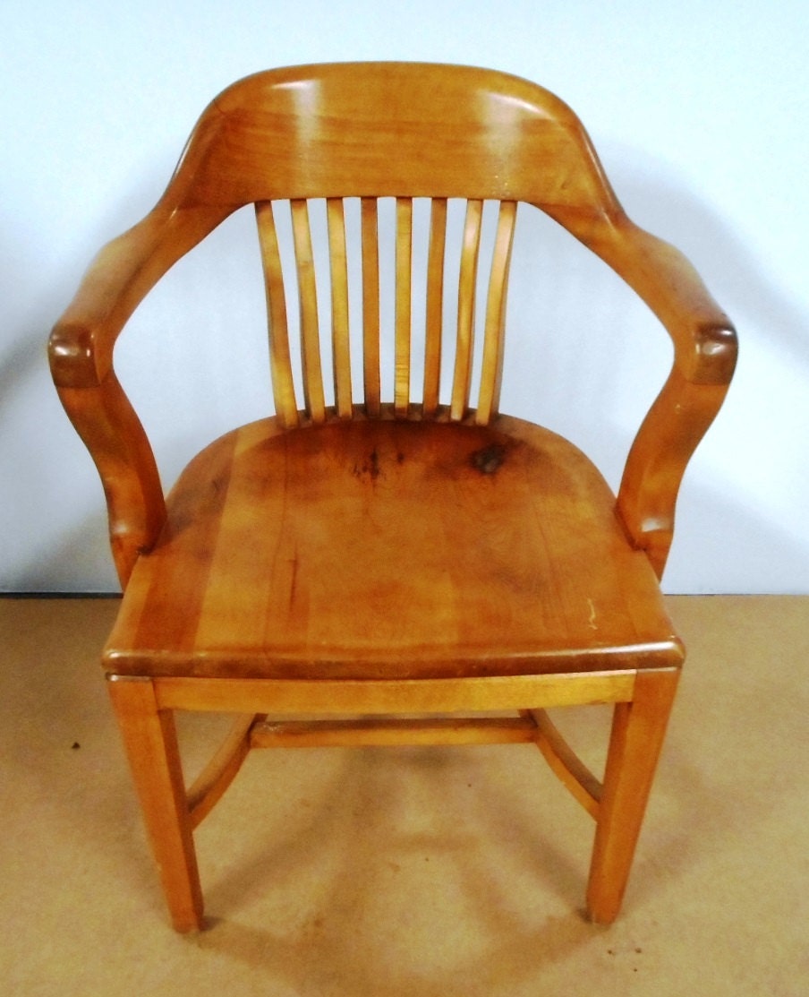 Vintage Bentwood courtroom chair/ desk chair/ office chair Haute Juice