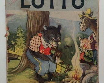 The Game Of Lotto By Milton Bradley