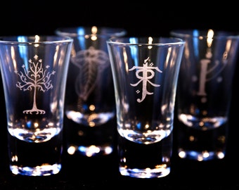 Lord of the Rings Shot Glasses