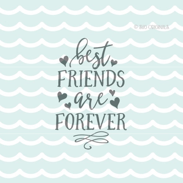 Download Best Friends Forever SVG Best Friends SVG cut file. Cricut