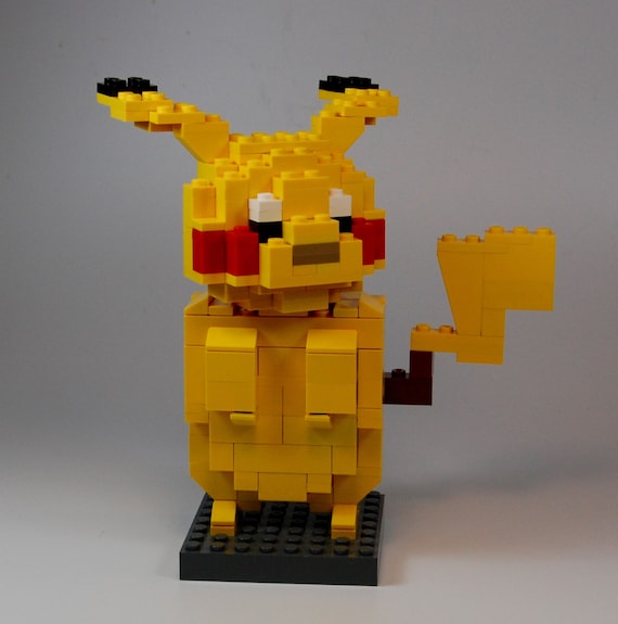 pikachu lego directions