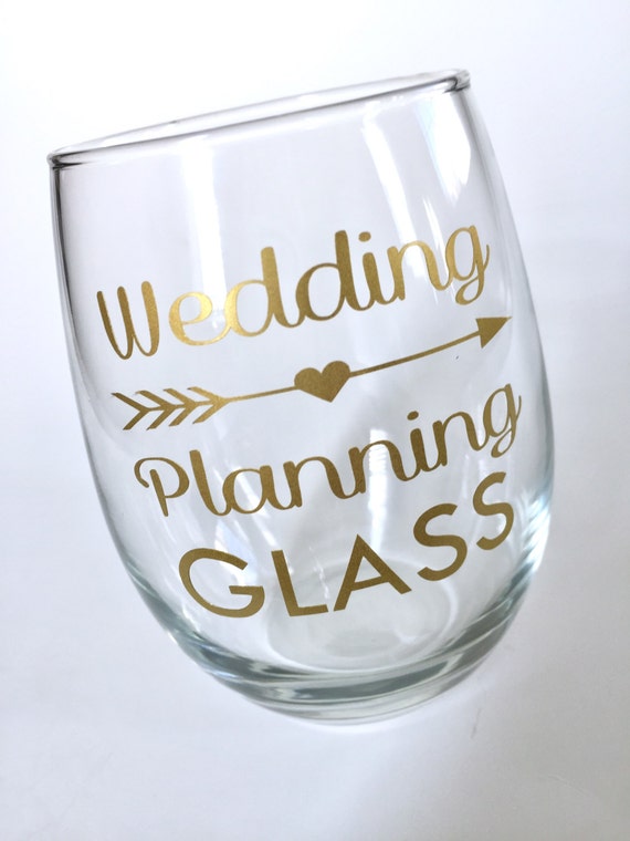 Download Wedding Planning GLASS with Arrow Bridesmaid Proposal