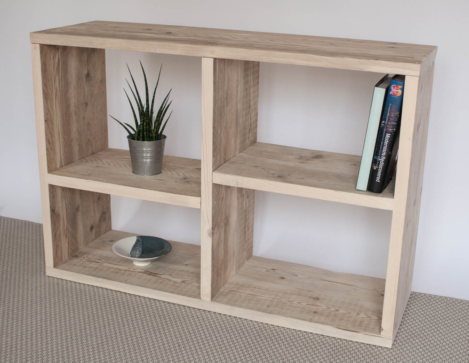 Shaun Reclaimed Wood Bookcase Handmade Bookcase Bespoke