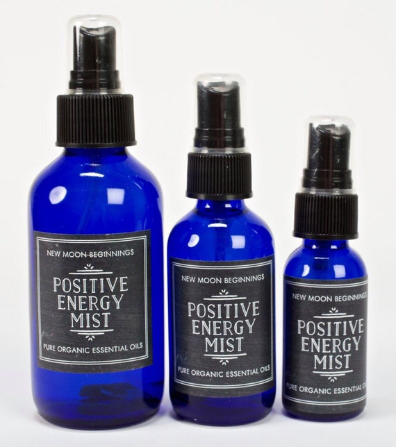 Positive Energy Mist Organic Essential Oils Positive