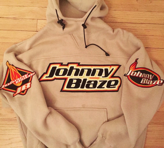 RARE Johnny Blaze 2000 Hoodie Size XL