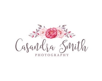 Custom Logo Design Premade Logo photography logo graphic design custom logo design flower logo photographer logo boutique logo business logo