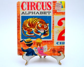 Circus Alphabet, ABC Book, Vintage Children's Book, Whitman Tell-A-Tale Books, 1954