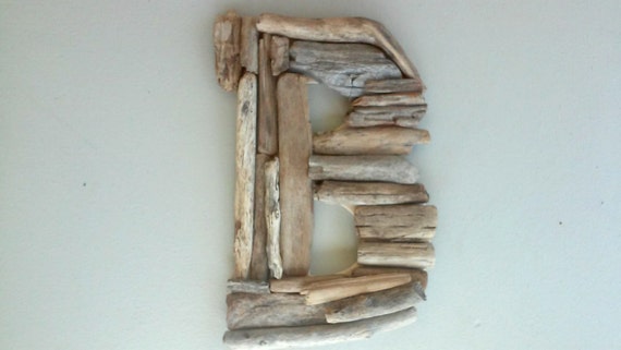 Wood Alphabet Letter Letter B Wall Hanging By Oceanwoodcreation