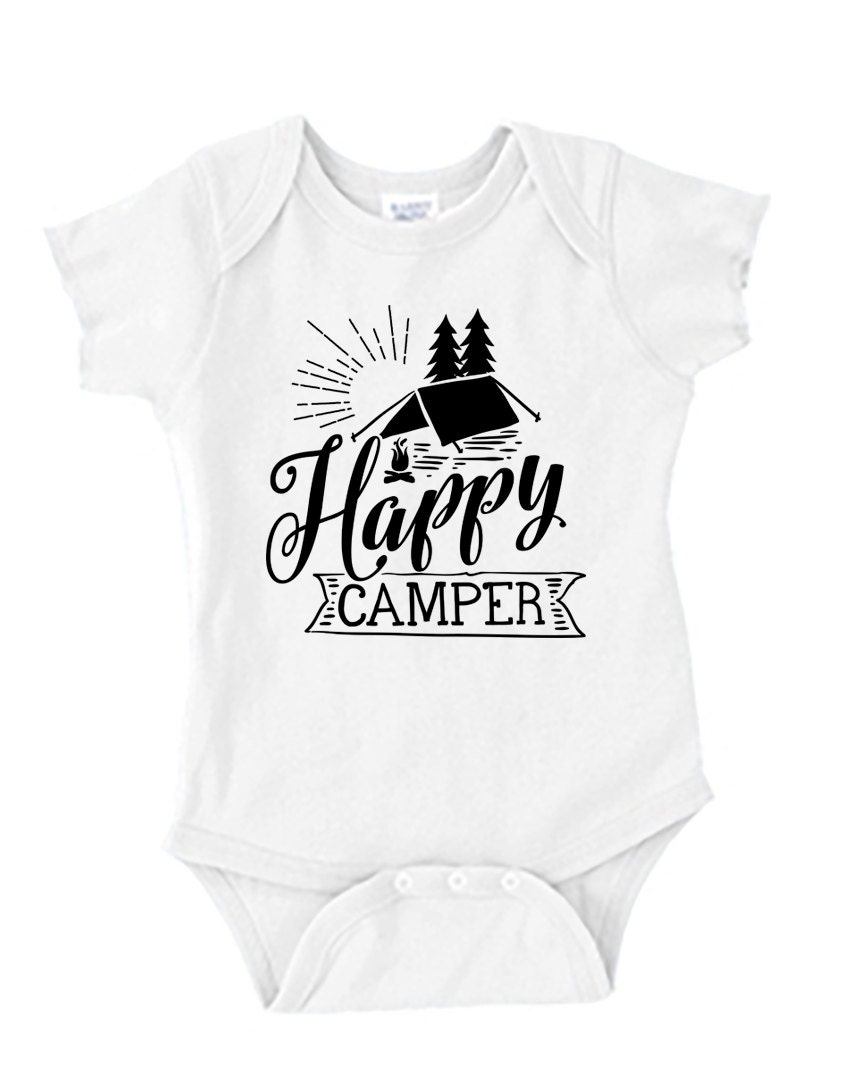 Happy Camper Baby Onesie