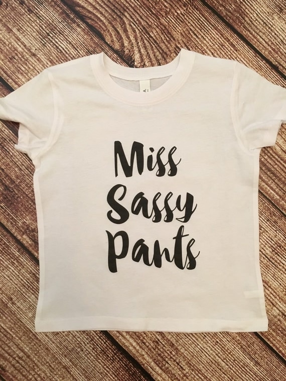 Miss Sassy Pants little girls tshirt little girls clothes