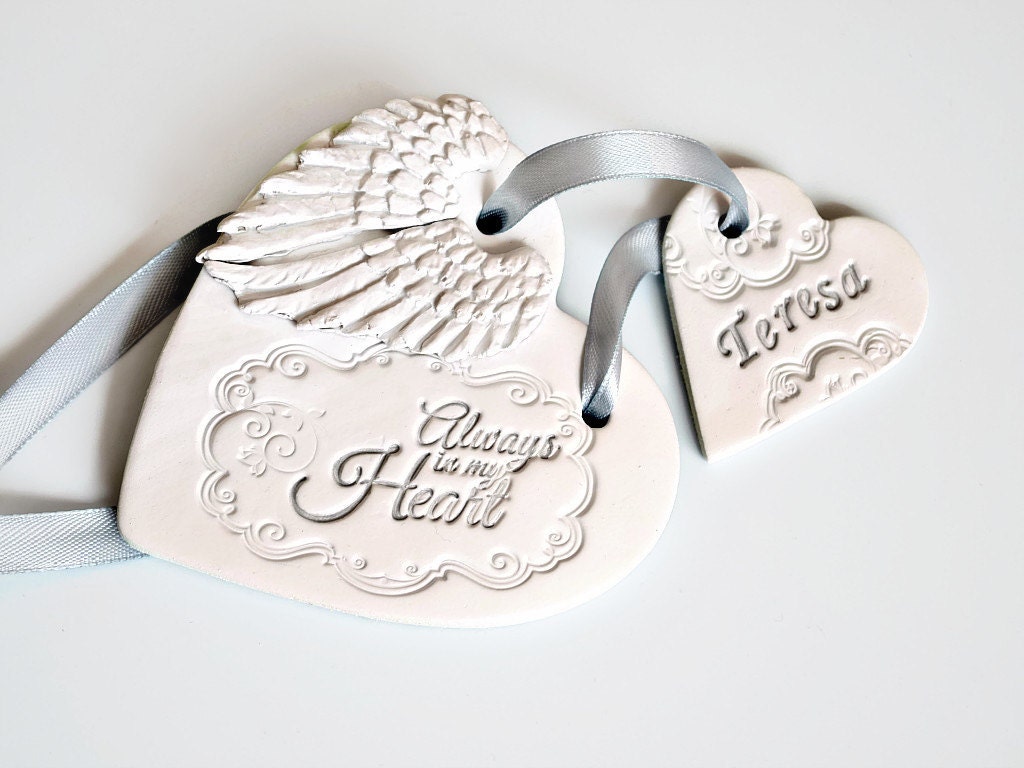 Memorial keepsake gift Always in my heart In loving memory