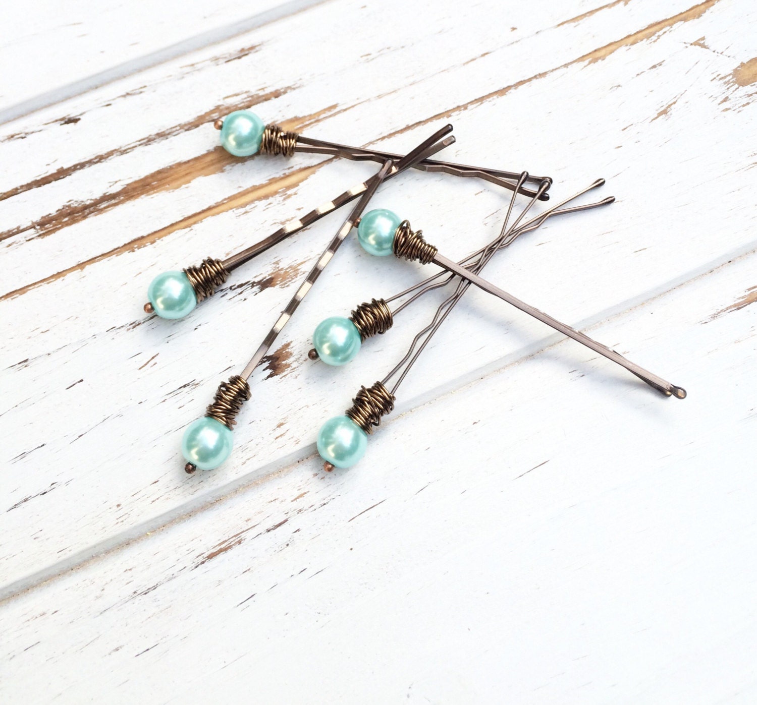 decorative bobby pin boho hair clips wedding hair by CrushedCameo