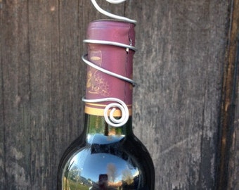 Wine Bottle Table Number Holder, Champagne Bottle Table Number Holders, Place Card Holder, Wire Table Number Holder, Photo Holder