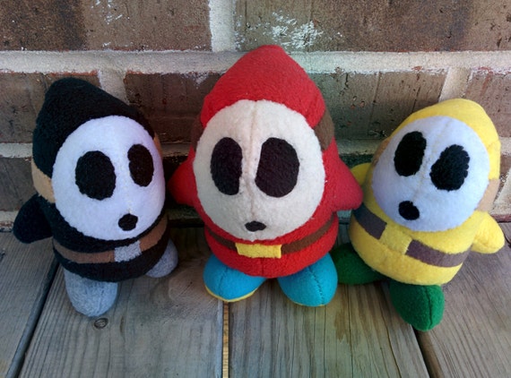 yellow shy guy plush