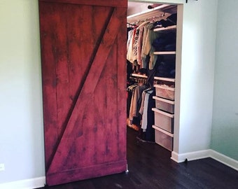 Red Sliding Barn Door red barn door | etsy Red Sliding Barn Door red barn door | etsy