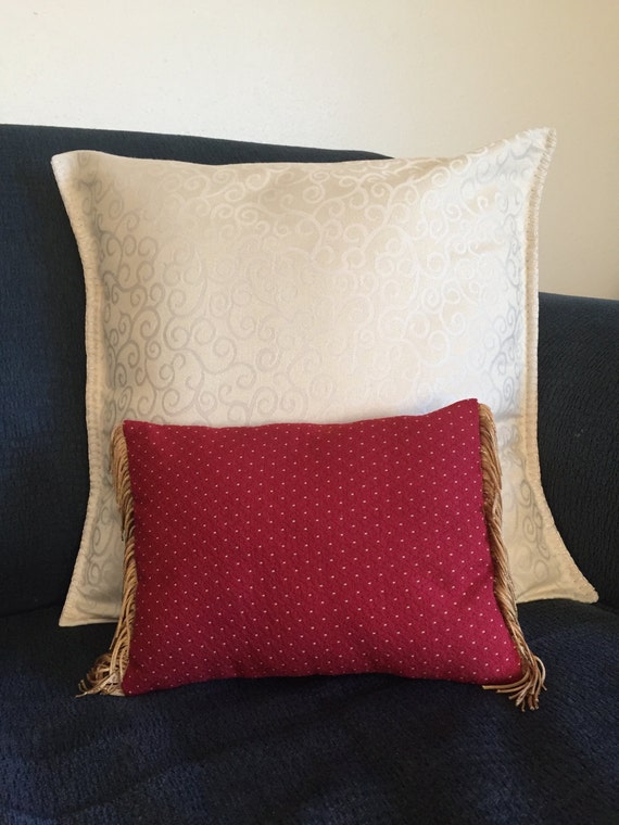 Small Decorative Pillow Gift For Her Valentine's Gift by CalArtsy