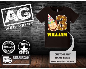 10%sale sale Curious George Birthday Shirt.