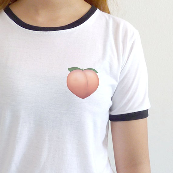 peach emoji shirt urban outfitters