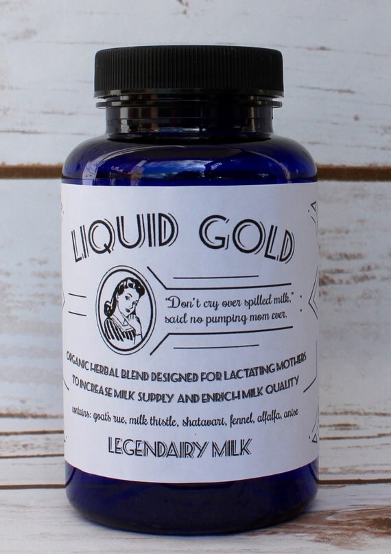 Liquid Gold Organic Lactation Herbal Supplement by LEGENDAIRYMILK