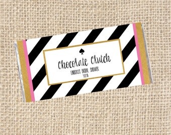 Personalized Candy Wrapper Chocolate Clutch