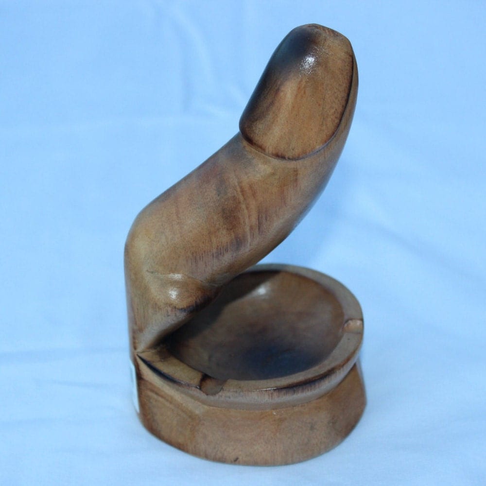 Wooden Decorative ashtray with unique design