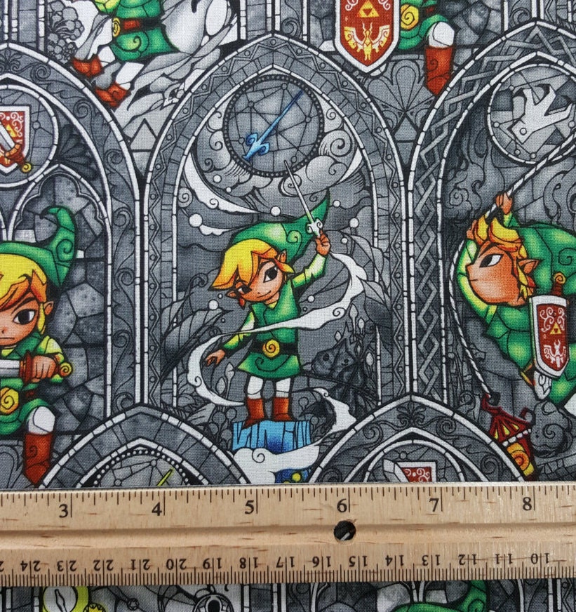 Zelda Fabric, Yardage or Fat Quarter, FQ, The Legend of Zelda: The Wind ...