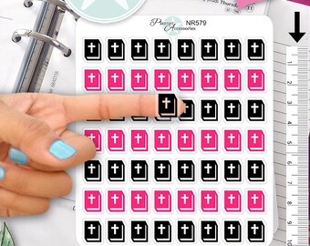 Clear Bible Stickers Jesus Stickers Book Stickers Stickers Planner Stickers Erin Condren Functional Stickers Decorative Stickers NR579