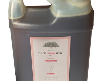 Pure ORGANIC BLACK CUMIN Seed Oil 100 % 32 Oz. Blessed Seed Nigella Sativa, Baraka