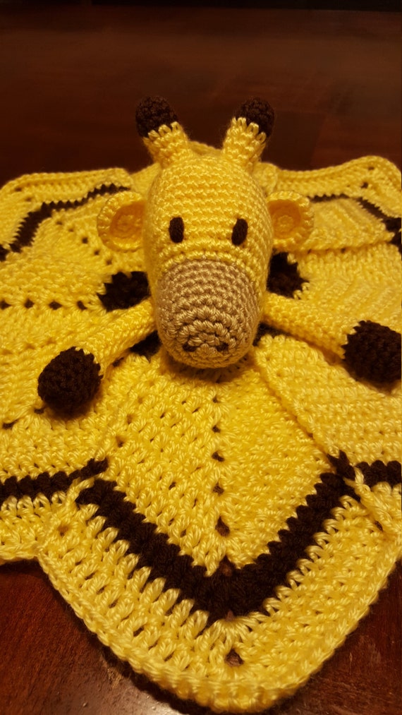 Crochet Giraffe Lovey By Tlcbymykhanh On Etsy