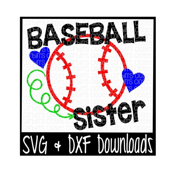 Free Free Baseball Svg Sister 838 SVG PNG EPS DXF File