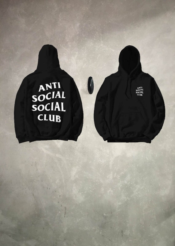 AntiSocial Social Club Hoodie Anti Social by CustomLifeDesign