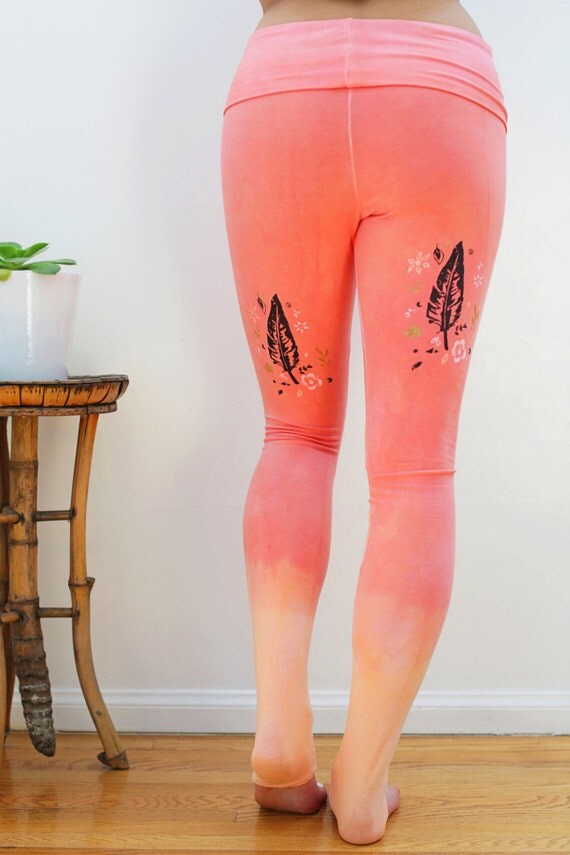 ombre yoga pants ombre yoga leggings ombre by PurushaPeople