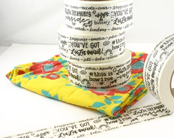 SHOP EXCLUSIVE lularoe masking tape - you've got Lulamail, lulatreasures, soft leggings, this is how I roe - lularoe packaging