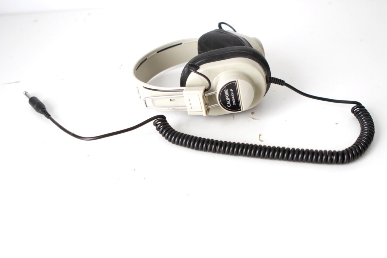 vintage 60s 70s STEREO headphones with Iphone/Ipod/Walkman