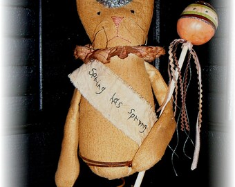 Primitive Spring Bunny Make-Do pattern
