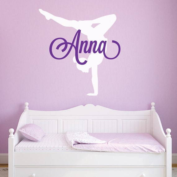 Gymnastics Wall Decals Gymnastics Decal Gymnastics Wall 9927