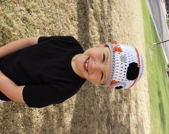 BB8 Hat, Star Wars Inspired Hat, BB-8 Droid Hat, Crochet, The Force Awakens, Inspired by Star Wars, Child Size, 4 - 7 Years, BeeBee Ate