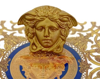 Vintage GIANNI VERSACE Medusa Brooch