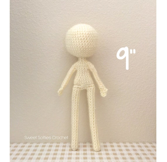 9 Slender Doll Base Amigurumi Crochet Pattern for by Sylemn