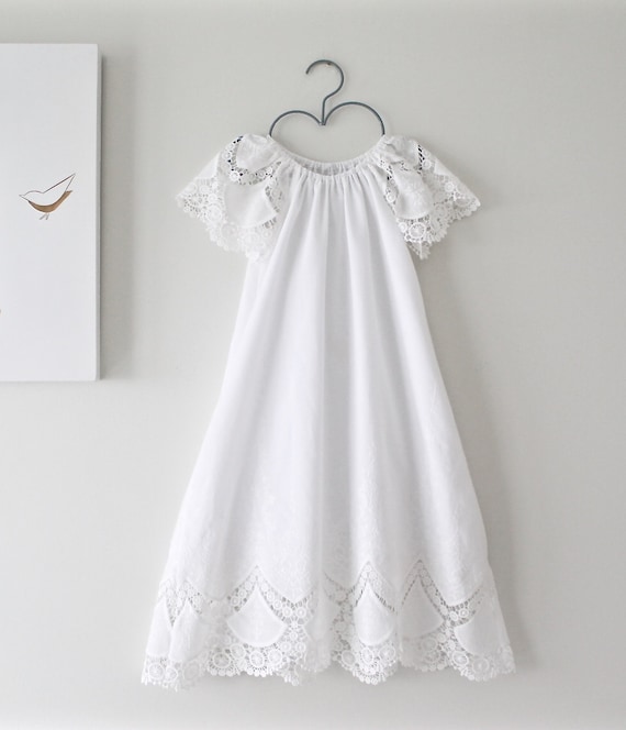 white lace styles for naming ceremony