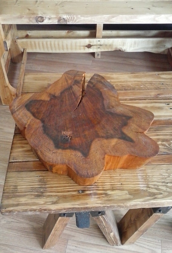 Free Shipping Holiday Decor. Wooden Live Edge Cupcake Cake